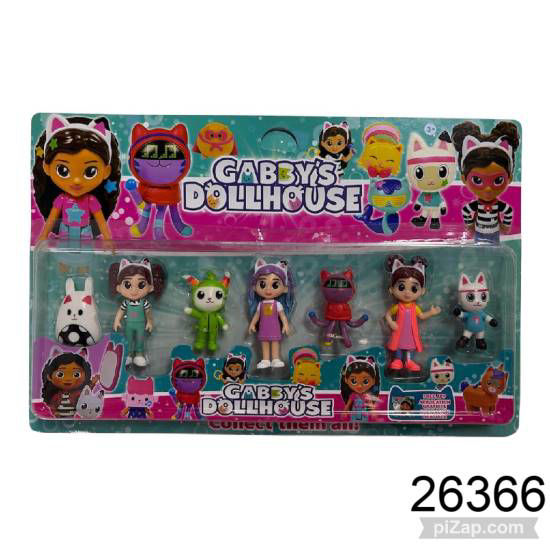 Imagen de GABBY DOLLHOUSE MUÑECOS X7 5.26